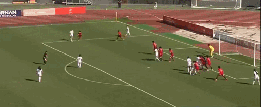 中国女足1-1乌兹女足，张琳艳头球扳平，王霜远射中框